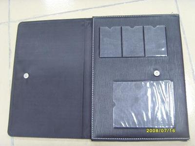 工厂纯手工打造 A4多网琴折叠文件夹，办公用品的品质之选
